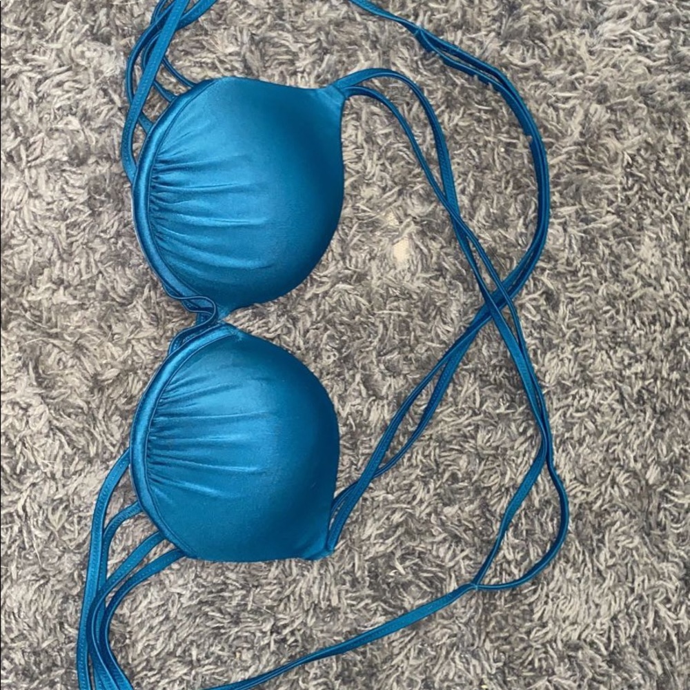 Teal bathing suite top